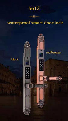 Zinc Alloy Fingerprint Door Lock with 5 Unlock Ways for Apartments Offices