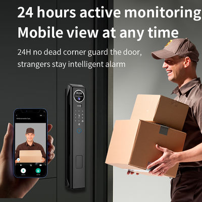 S959max Automatic Fingerprint 3D Face Recognition Door Lock with Tuya Active Video Calling WiFi Access Control Smart Home Door Lock