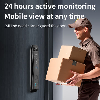 Qleung S958Max 3D Face Recognition Video Intercom Automatic Lock Fingerprint Card & Code Access Tuya WiFi Smart Home Door Lock