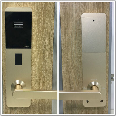 Digital RFID Hotel Card Lock M1 System, Electronic Door Handle Lock, Smart Hotel Door Lock System