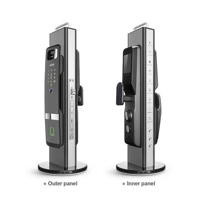 Hot Sale 3D face ID Tuya wifi Lock Biometric Fingerprint Password Key Code Smart Door Lock with Camera