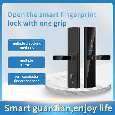 Tuya Wifi TTlock Smart Bloqueo de huellas dactilares de la puerta de entrada