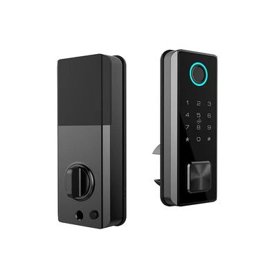 2 años de garantía Desbloquear con TTLOCK TUYA BLE App Tarjeta de huellas dactilares contraseña clave puerto USB