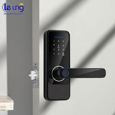 Cerradura de puerta digital de aleación de aluminio Tuya Ttlock Claves Wifi Cerraduras Inteligentes