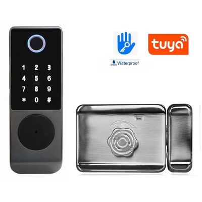 Tuya TTlock Cerradura de puerta impermeable IP65 Cerradura de puerta inteligente avanzada