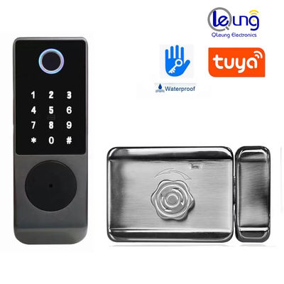 Bloqueo seguro negro TTLOCK Smart Tuya Bloqueo digital con puerto USB