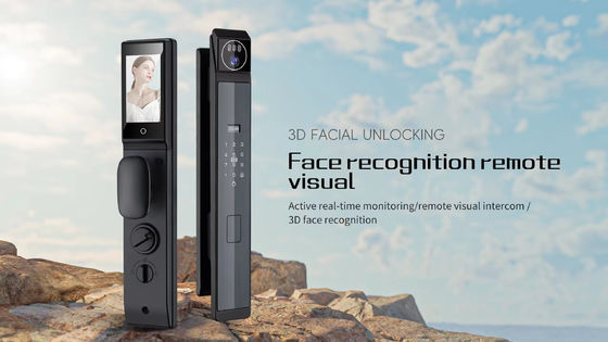 Intercomunicador de vídeo 3D con cerradura automática de la puerta para seguridad en el hogar