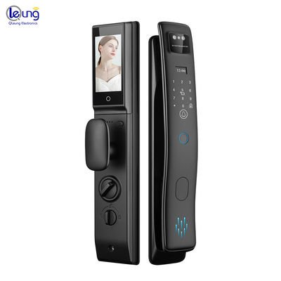 Cámara automática de reconocimiento facial 3D Tuya Cerraduras inteligentes con videollamadas S958max Cerradura digital de puerta