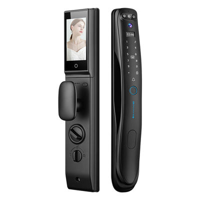 S931MAX Cerradura automática de la puerta con 3D Face ID Tuya Wifi Video Intercompuesto de huellas dactilares código de tarjeta clave