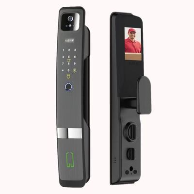 Qleung S924MAX huella digital biométrica con cámara HD control remoto digital cerradura de puerta inteligente
