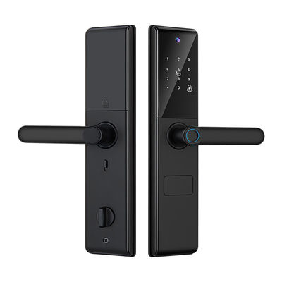 S829Max Tuya Wifi control remoto cámara cerradura de puerta de huellas dactilares tarjeta de código sin llave cerradura de puerta inteligente