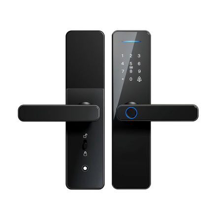 Qleung S811 Cerradura de puertas digitales inteligentes de alta calidad Tuya Wifi TTlock Control remoto Cerradura de puertas domésticas inteligentes