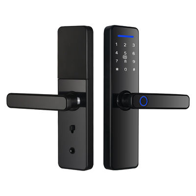 S811 Cerradura de puertas de hogar inteligente Impresión digital Zigbee Wifi TTlock APP Control remoto Tuya Cerradura de puertas