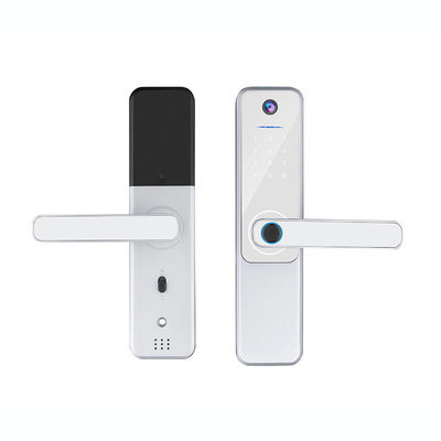 Qleung S802MAX Smartlocks Impresión digital Wifi Tuya App Desbloqueo remoto de tarjeta de código cámara puerta digital