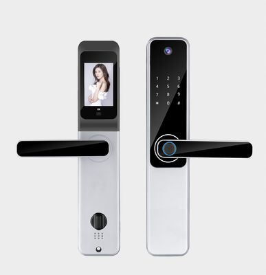Qleung Tuya Wifi App cámara bloquea Biométrico código de reconocimiento de huellas digitales IC Card Key S802Pro Home