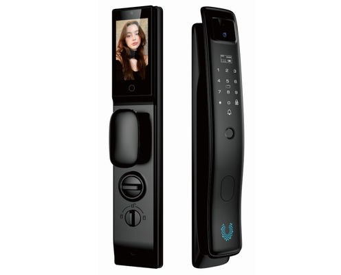 Qleung Identificación facial 3D totalmente automática Tuya WIFI APP Control remoto de huellas dactilares Palma de reconocimiento de tarjeta código clave S958Max Smart Lock