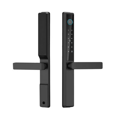 Cerradura inteligente WiFi TTlock Tuya impermeable para exteriores, tarjeta, huella dactilar, contraseña, cerradura de puerta corredera de aluminio