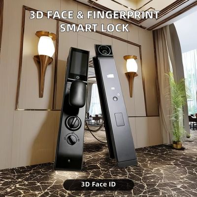 Cerradura inteligente segura con intercomunicador 3D de cara Cerradura automática de puerta para apartamento