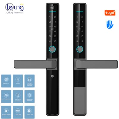 Cerradura de puerta inteligente impermeable para exteriores con construcción de aleación de aluminio y 2 años de garantía