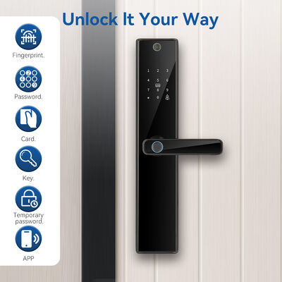 Cerradura de cámara S819-2MAX Visible Intercomunicador Tuya Videollamadas Cerradura Inteligente de Puerta Entrada sin Llave Seguridad Fábrica OEM Cerradura Inteligente Wifi