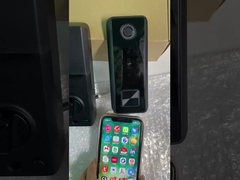 Desbloquear con TTLOCK/TUYA BLE App Impresión digital de la tarjeta Contraseña clave Puerto USB Negro/Plata