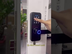 Acrílico de aleación de aluminio Tuya Ttlock Wifi Claves Cerraduras Inteligentes para bloqueo digital