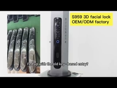 S931max cerradura de puerta de huellas digitales inteligentes 3D facial